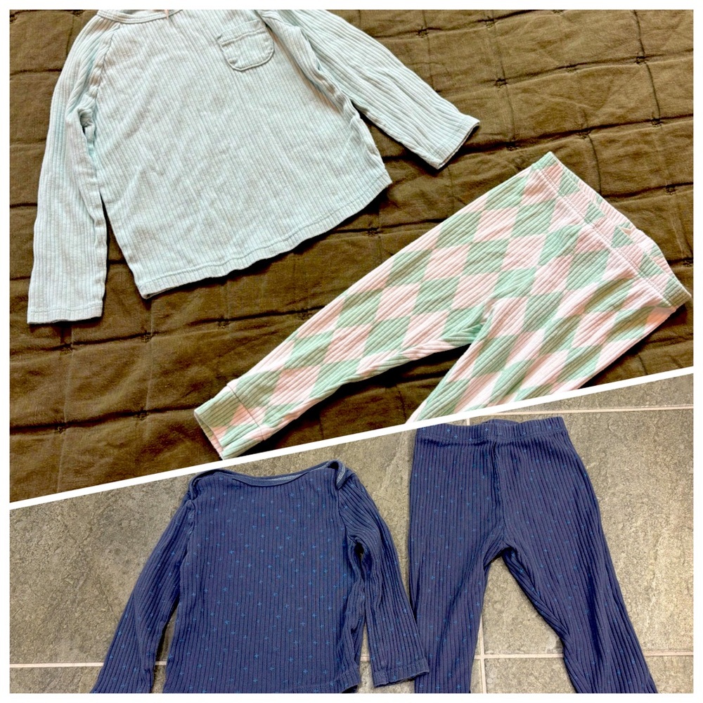 Cloud island baby/toddler outfit, navy blue plus signs, 18mo, GUC
